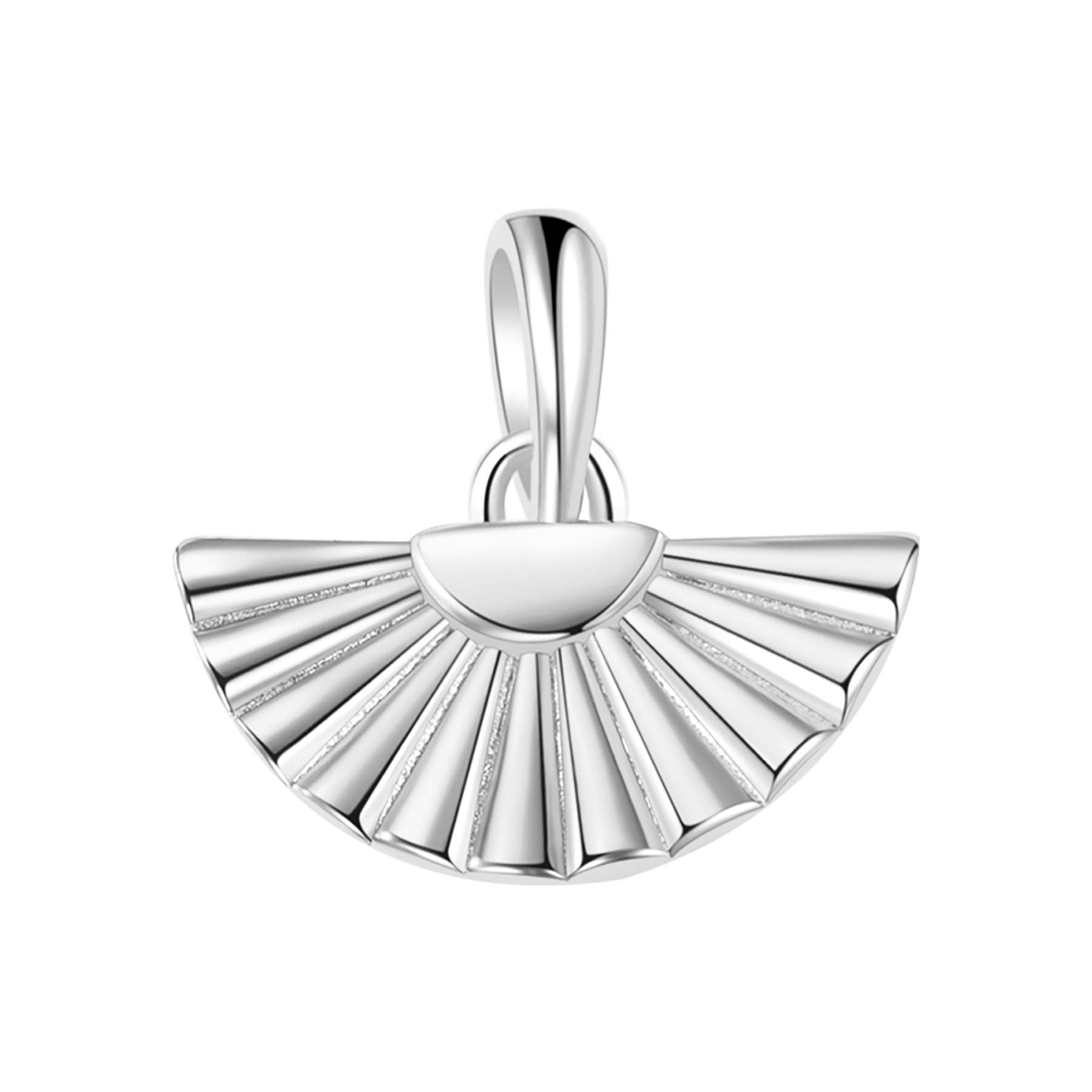 Collar Colgante Abanico Plata de Ley 925
